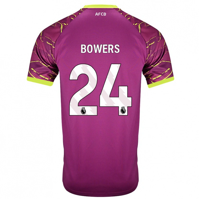 Danxen Dames Kelci Bowers #24 Donker Magenta Keepersshirt 2025/26 T-Shirt