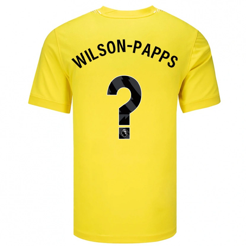Danxen Dames Charlie Wilson-Papps #0 Geel Zwart Keepersshirt 2025/26 T-Shirt