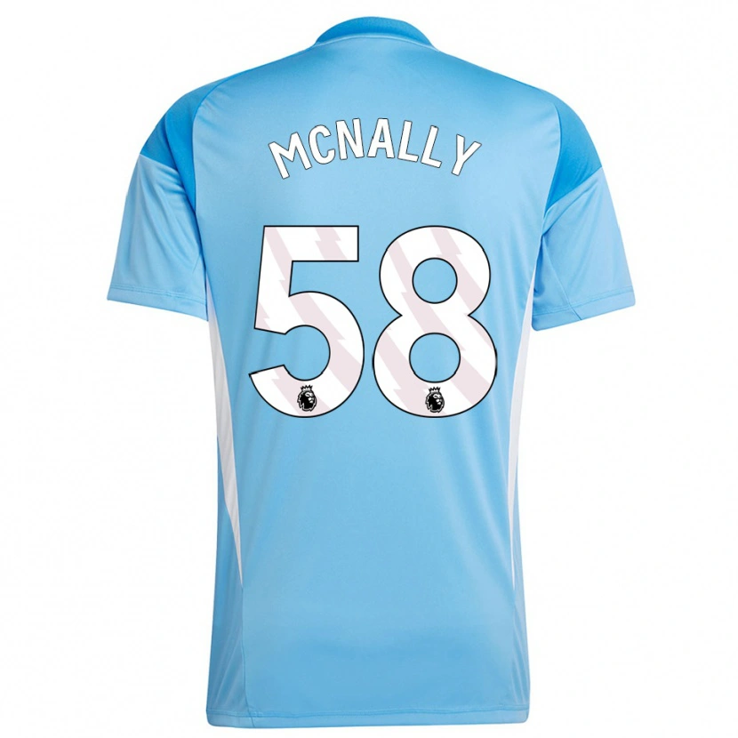 Danxen Dames Alfie McNally #58 Blauw Wit Keepersshirt 2025/26 T-Shirt