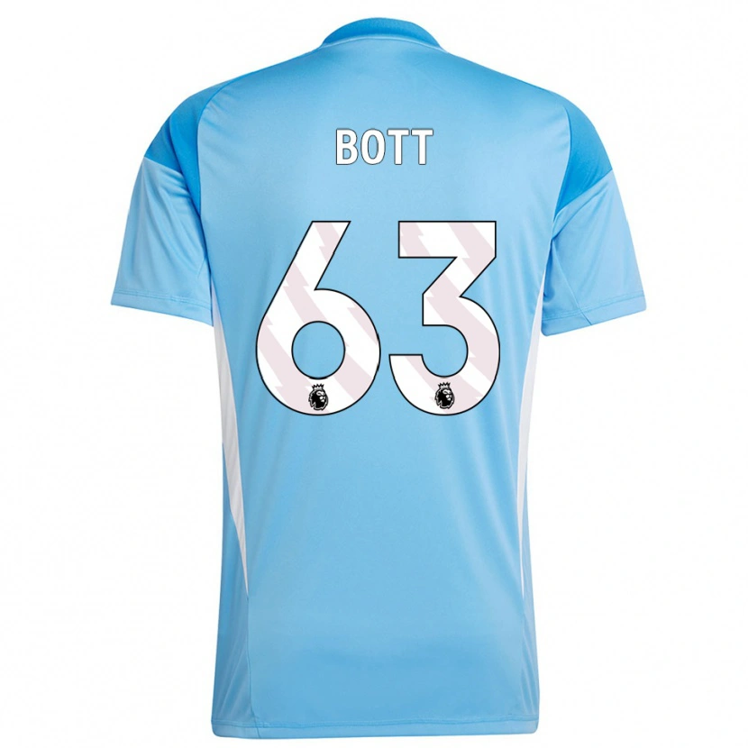 Danxen Dames Aaron Bott #63 Blauw Wit Keepersshirt 2025/26 T-Shirt
