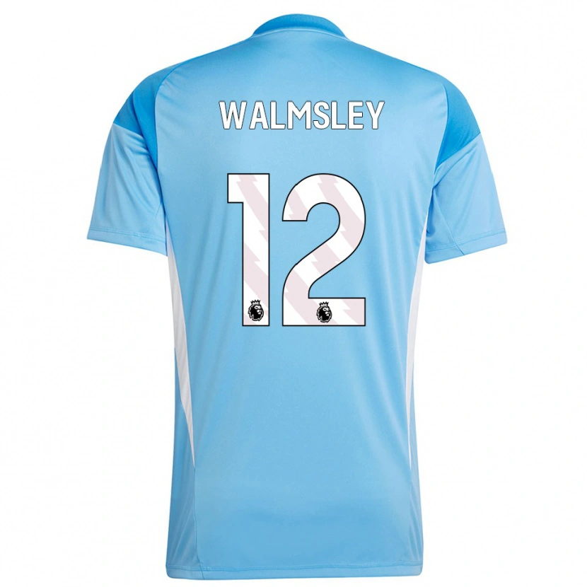 Danxen Dames Joseph Walmsley #12 Blauw Wit Keepersshirt 2025/26 T-Shirt