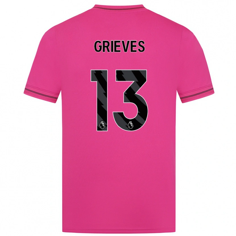 Danxen Dames Xander Grieves #13 Magenta Zwart Keepersshirt 2025/26 T-Shirt