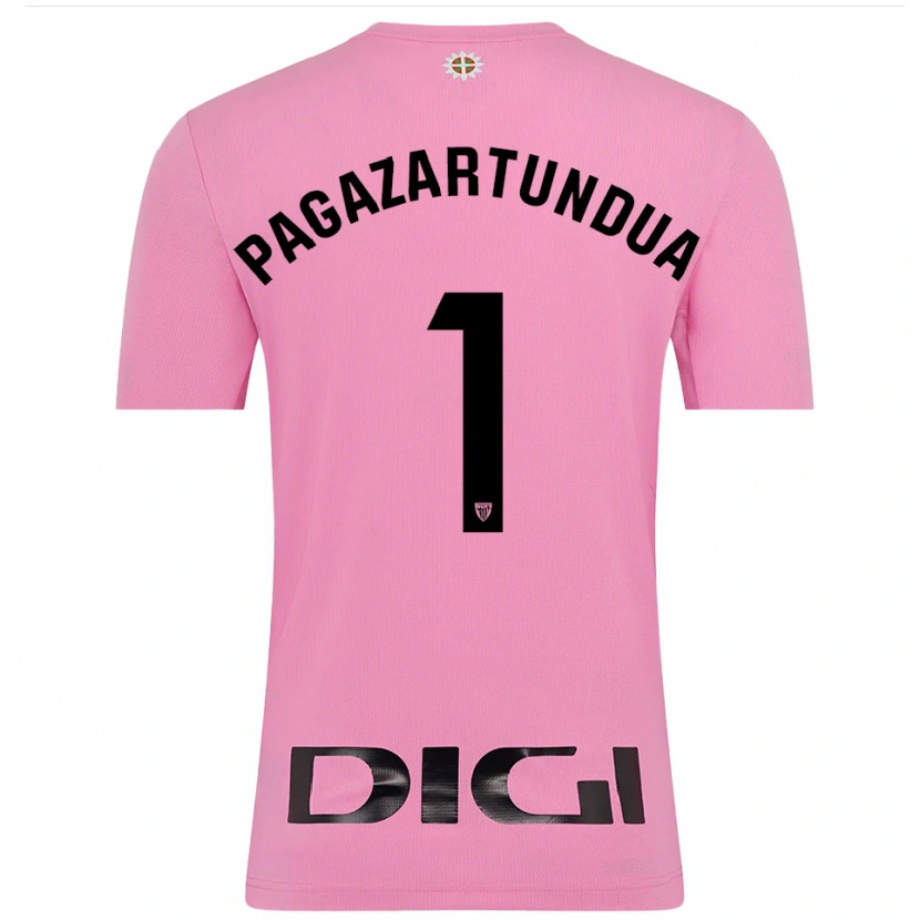 Danxen Dames Iker Pagazartundua #1 Roze Zwart Keepersshirt 2025/26 T-Shirt