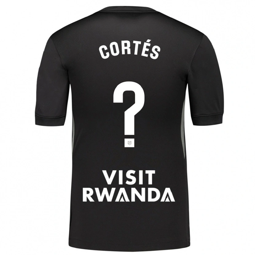 Danxen Dames Lucas Cortés #0 Zwart Wit Keepersshirt 2025/26 T-Shirt