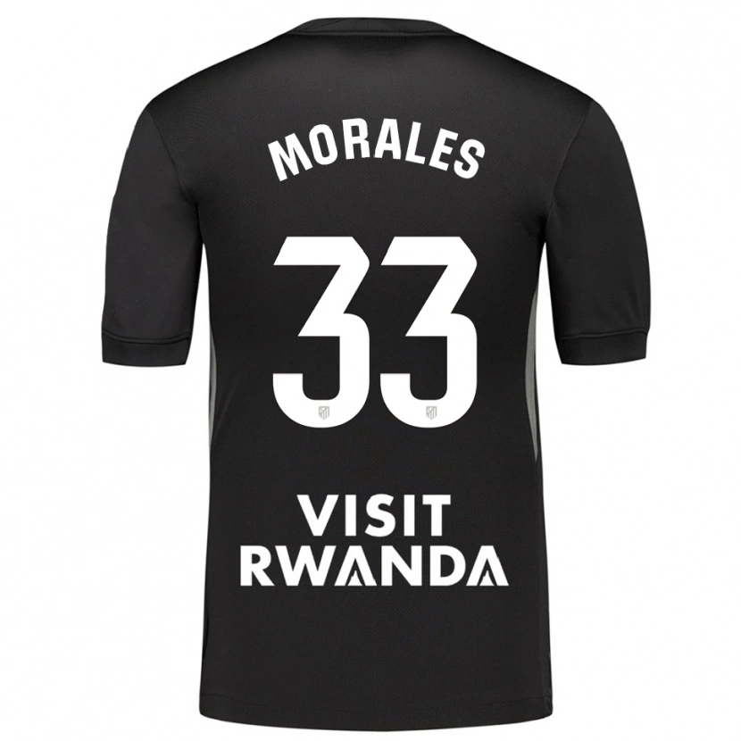 Danxen Dames Luismi Morales #33 Zwart Wit Keepersshirt 2025/26 T-Shirt
