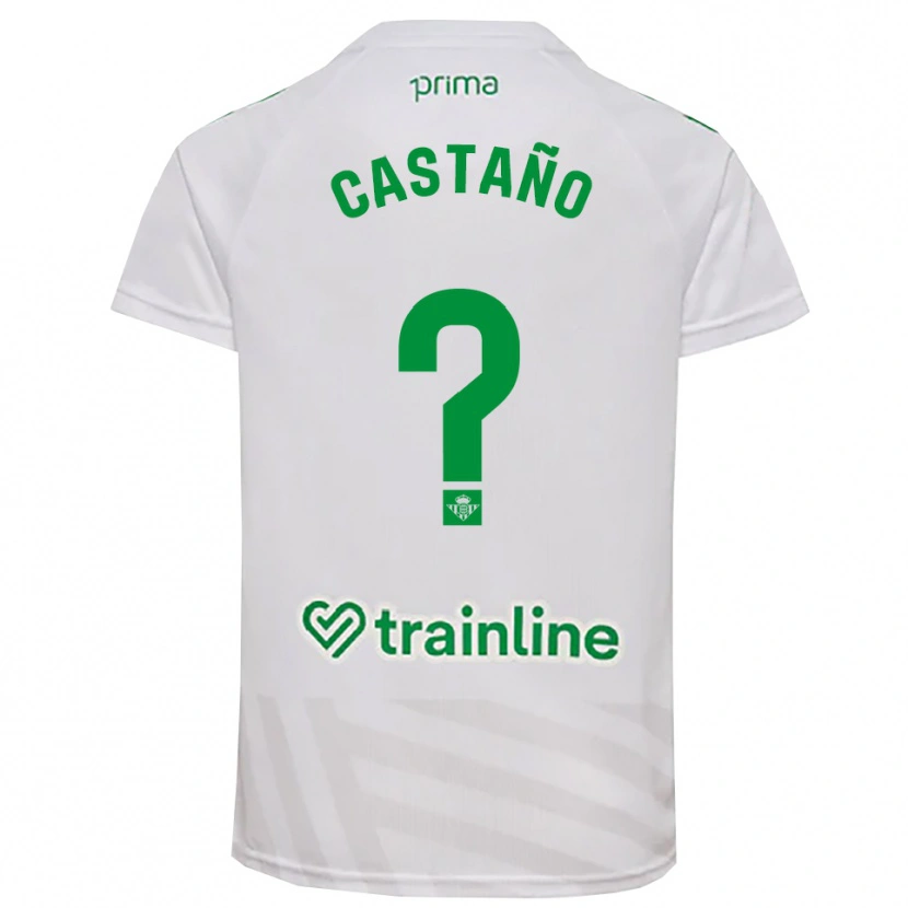 Danxen Dames Jesús Castaño #0 Wit Groen Keepersshirt 2025/26 T-Shirt