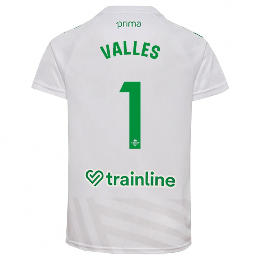 Danxen Dames Álvaro Valles #1 Wit Groen Keepersshirt 2025/26 T-Shirt