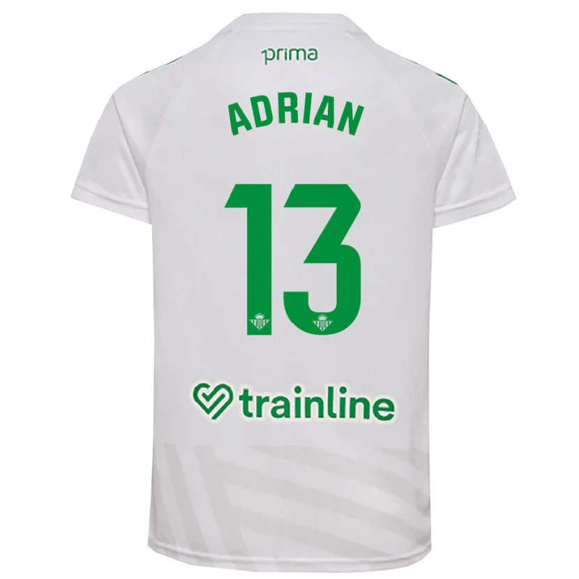 Danxen Dames Adrián #13 Wit Groen Keepersshirt 2025/26 T-Shirt