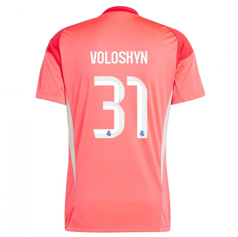 Danxen Dames Ilya Voloshyn #31 Oranjerood Wit Keepersshirt 2025/26 T-Shirt