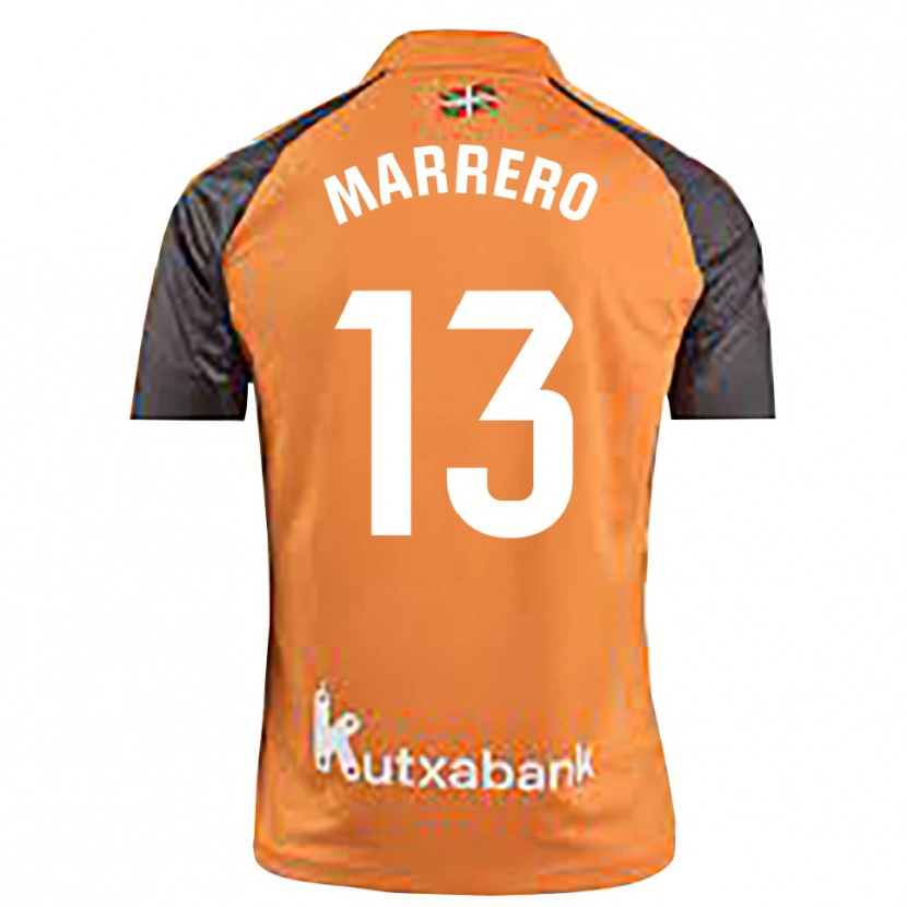 Danxen Dames Unai Marrero #13 Zwart Oranje Keepersshirt 2025/26 T-Shirt