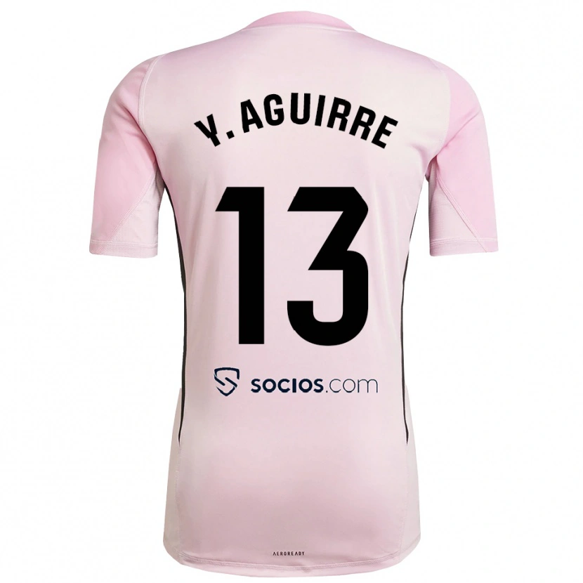 Danxen Dames Yolanda Aguirre Gutiérrez #13 Roze Zwart Keepersshirt 2025/26 T-Shirt