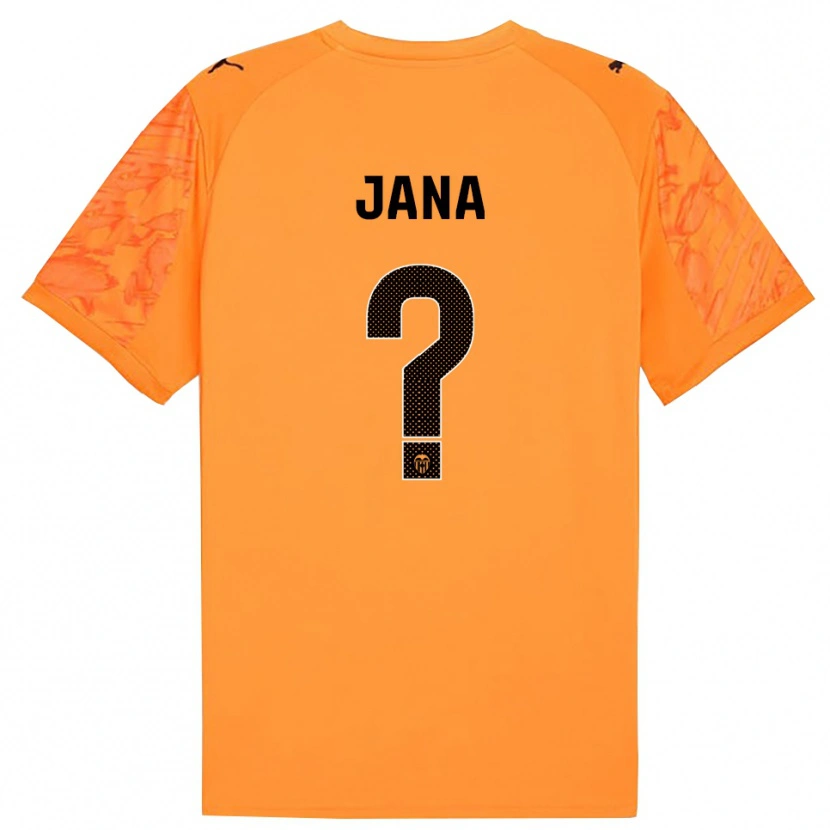 Danxen Dames Jana Xin Henseler Gallego #0 Oranje Zwart Keepersshirt 2025/26 T-Shirt