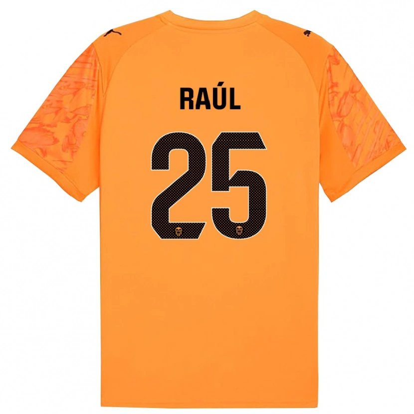 Danxen Dames Raúl Jiménez #25 Oranje Zwart Keepersshirt 2025/26 T-Shirt
