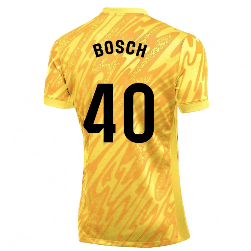 Danxen Dames Owen Bosch #40 Geel Zwart Keepersshirt 2025/26 T-Shirt