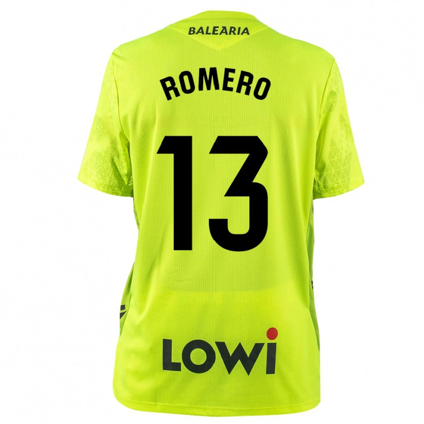 Danxen Dames Cayetano Romero #13 Fluorescerend Groen Zwart Keepersshirt 2025/26 T-Shirt