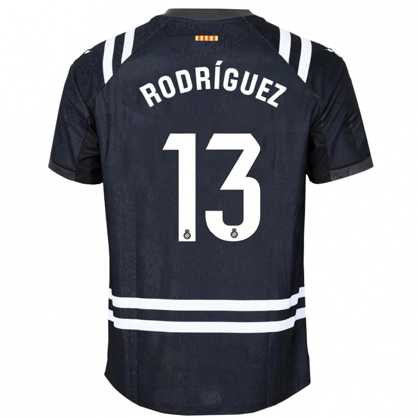 Danxen Dames Joel Rodríguez #13 Zwart Wit Keepersshirt 2025/26 T-Shirt