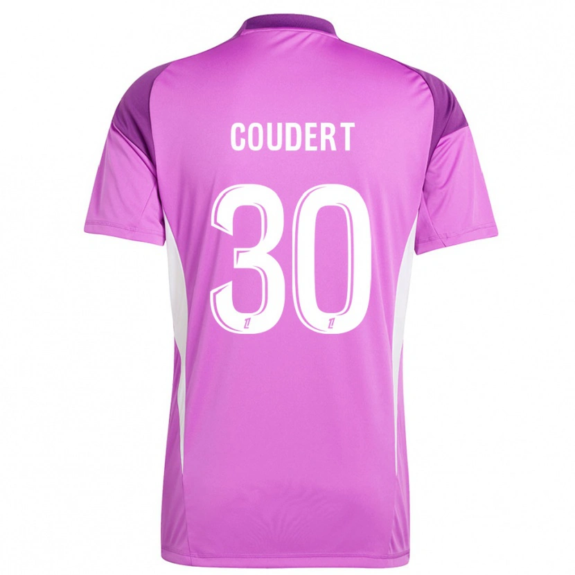 Danxen Dames Grégoire Coudert #30 Lila Wit Keepersshirt 2025/26 T-Shirt