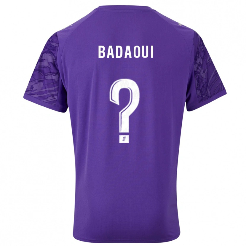 Danxen Dames Yassine Badaoui #0 Paars Wit Keepersshirt 2025/26 T-Shirt