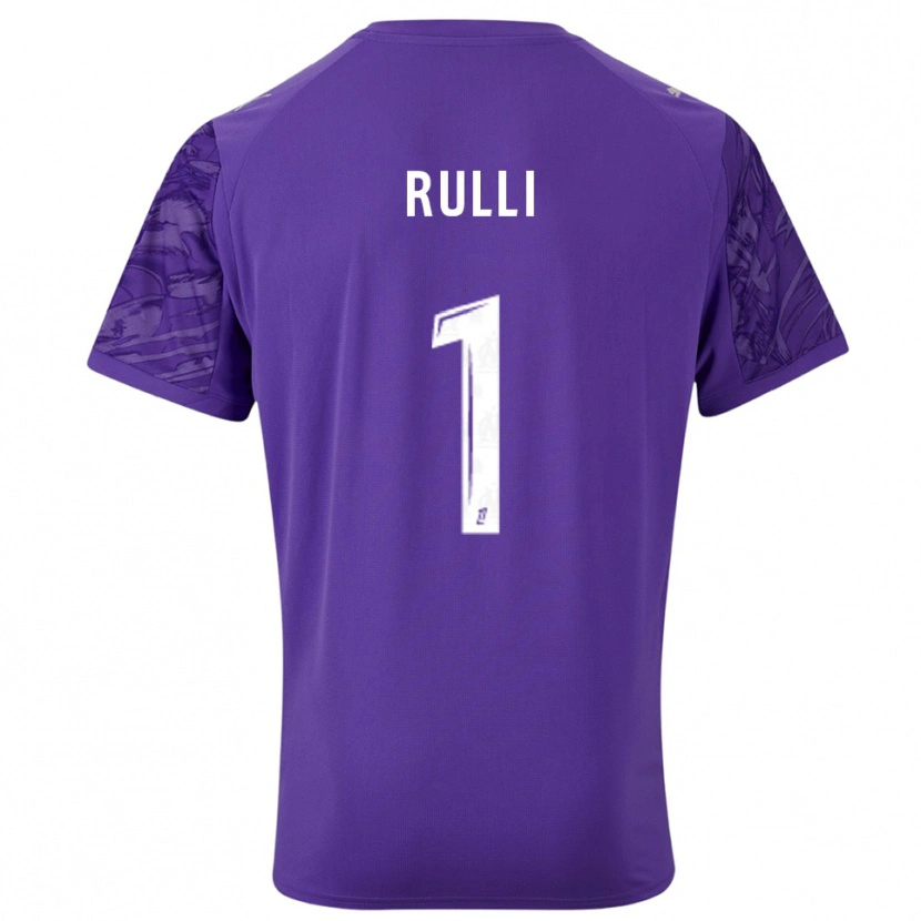 Danxen Dames Gerónimo Rulli #1 Paars Wit Keepersshirt 2025/26 T-Shirt