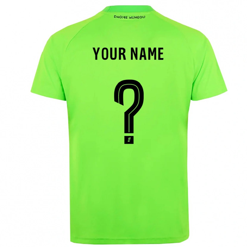 Danxen Dames AS Monaco Groen Zwart Keepersshirt 2025/26 T-Shirt