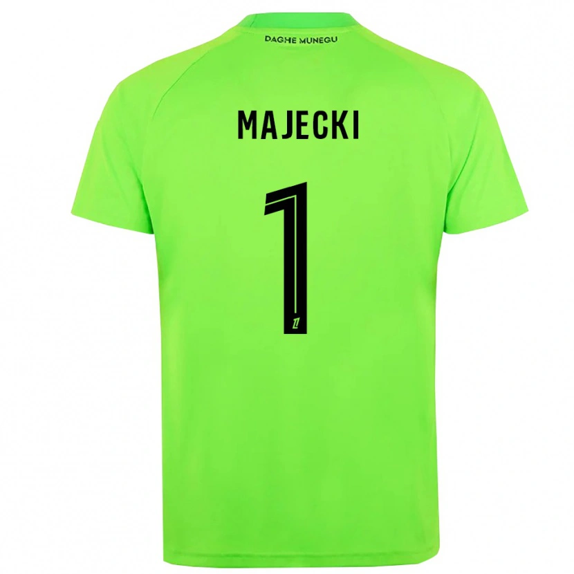 Danxen Dames Radoslaw Majecki #1 Groen Zwart Keepersshirt 2025/26 T-Shirt