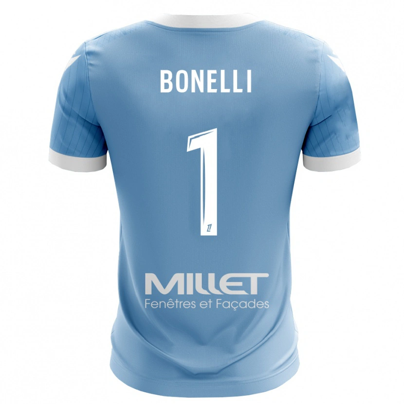 Danxen Dames Lucas Bonelli #1 Licht Hemelsblauw Keepersshirt 2025/26 T-Shirt