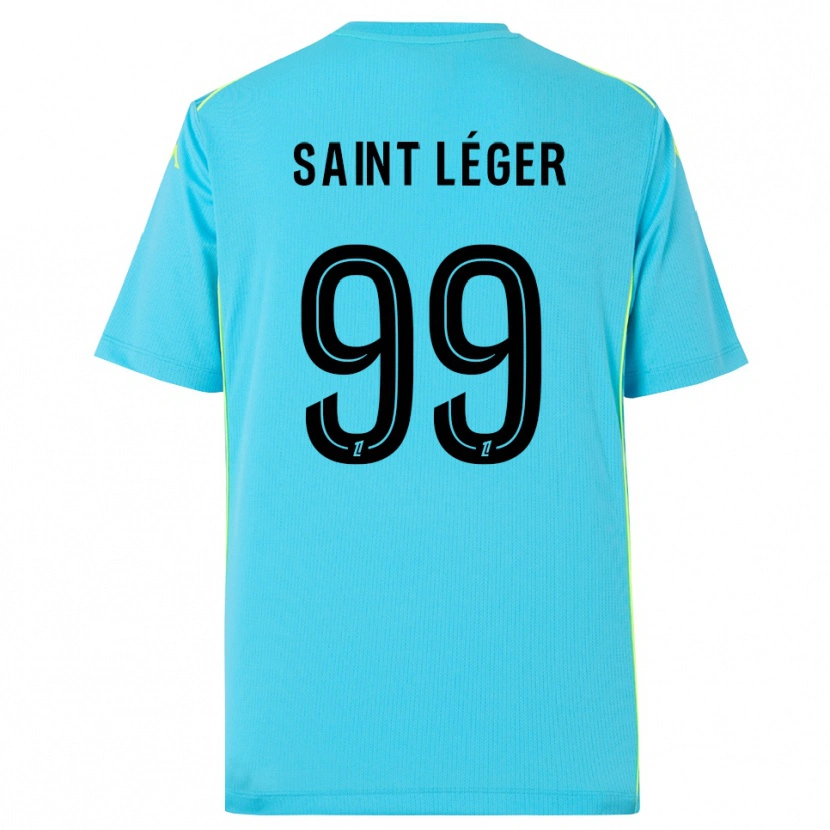 Danxen Dames Maureen Saint Léger #99 Hemelsblauw Zwart Keepersshirt 2025/26 T-Shirt