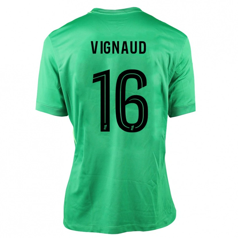 Danxen Dames Arthur Vignaud #16 Groen Zwart Keepersshirt 2025/26 T-Shirt