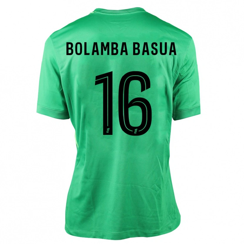 Danxen Dames Kévin Bolamba Basua #16 Groen Zwart Keepersshirt 2025/26 T-Shirt