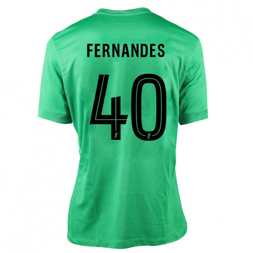 Danxen Dames Alyssa Fernandes #40 Groen Zwart Keepersshirt 2025/26 T-Shirt
