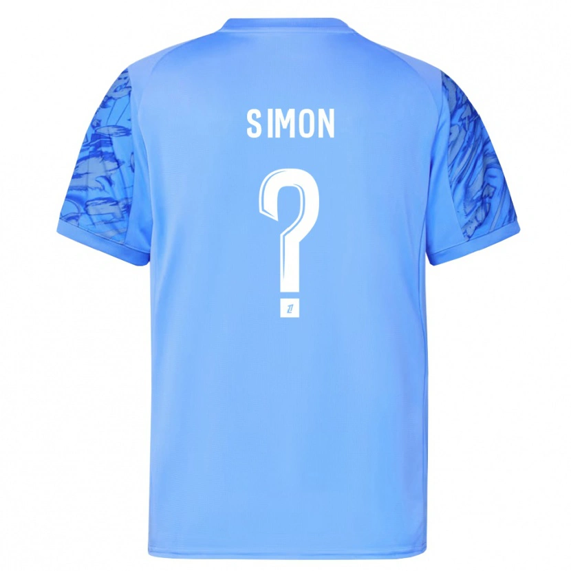 Danxen Dames Jules Simon #0 Blauw Wit Keepersshirt 2025/26 T-Shirt