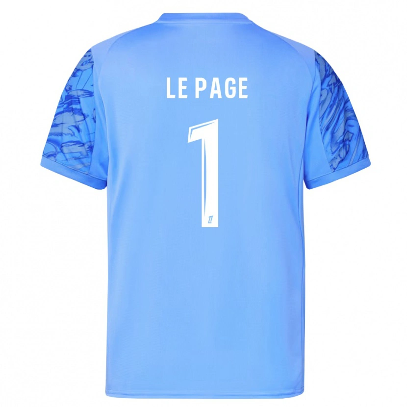 Danxen Dames Noé Le Page #1 Blauw Wit Keepersshirt 2025/26 T-Shirt