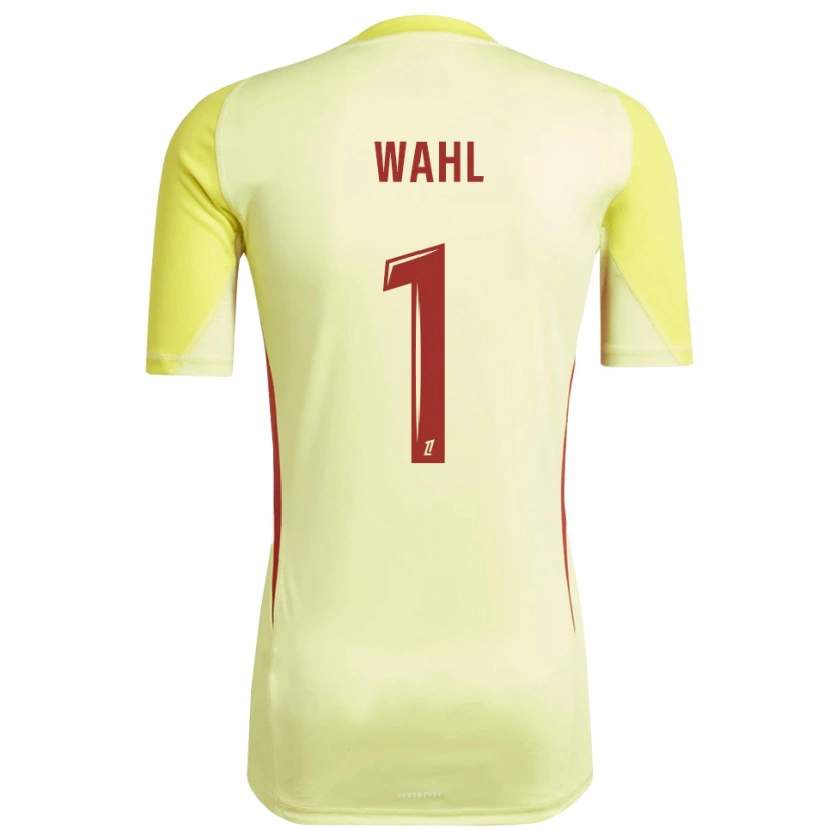Danxen Dames Manon Wahl #1 Lichtgeel Rood Keepersshirt 2025/26 T-Shirt