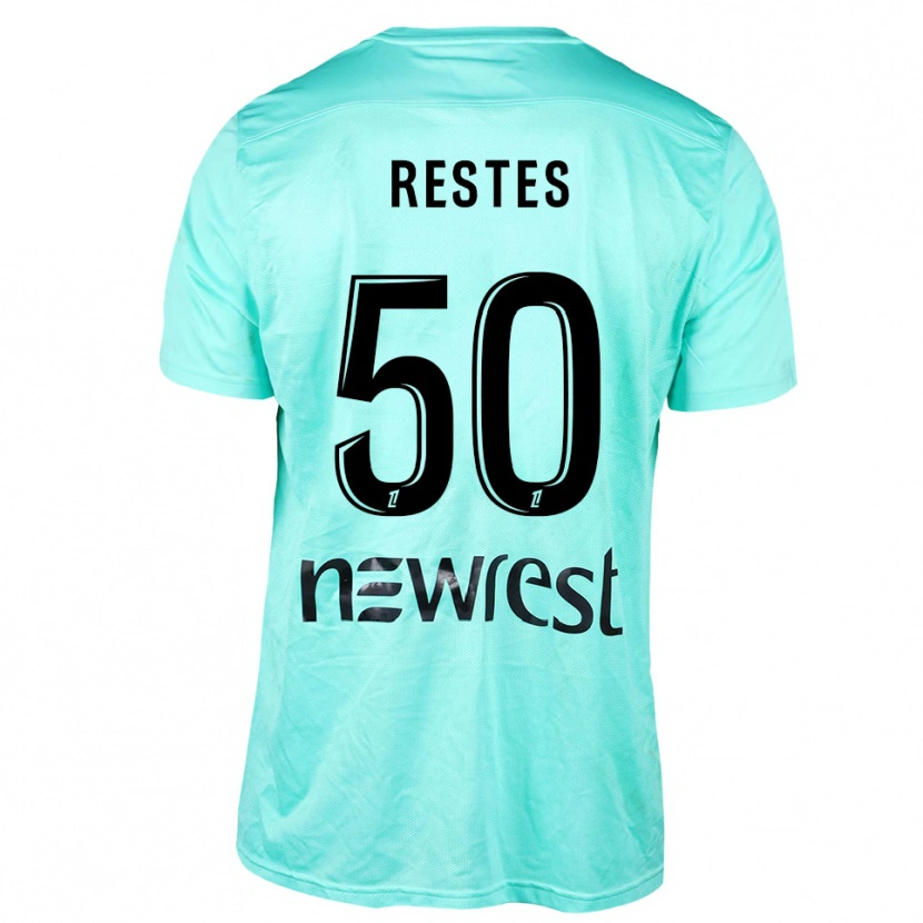 Danxen Dames Guillaume Restes #50 Aqua Zwart Keepersshirt 2025/26 T-Shirt