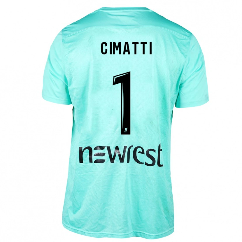 Danxen Dames Marie Cimatti #1 Aqua Zwart Keepersshirt 2025/26 T-Shirt