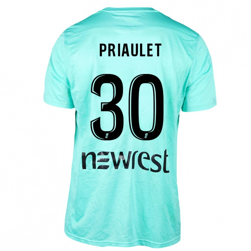 Danxen Dames Anaïs Priaulet #30 Aqua Zwart Keepersshirt 2025/26 T-Shirt