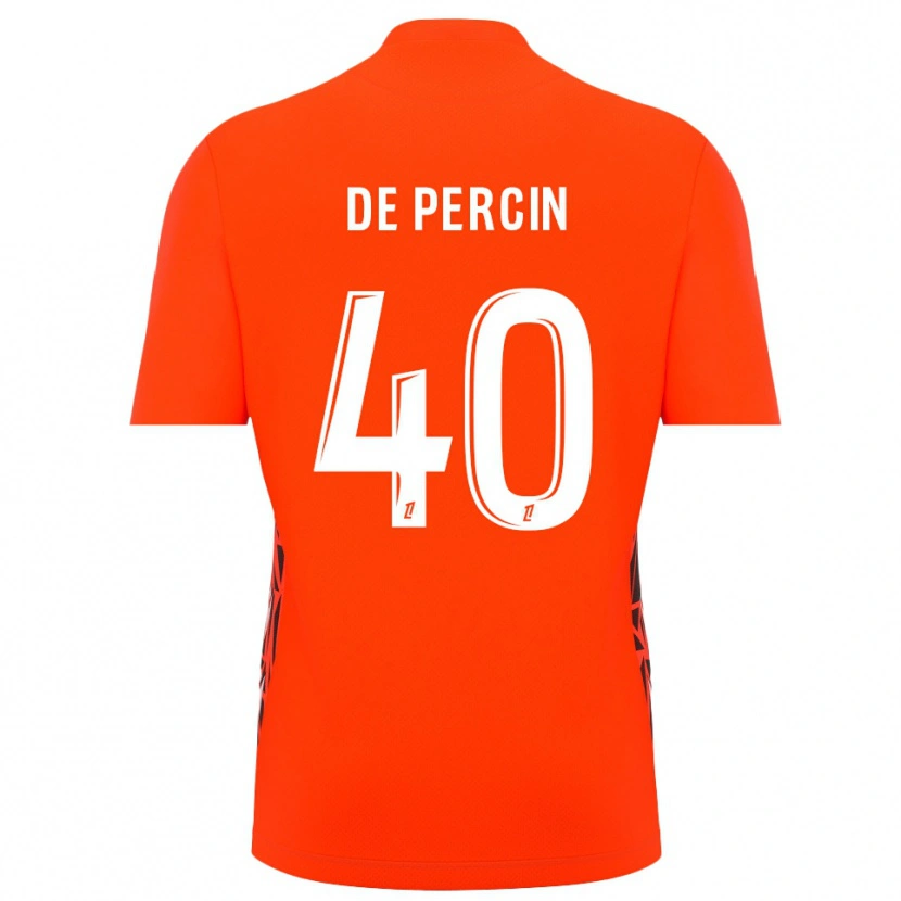 Danxen Dames Théo De Percin #40 Oranje Wit Keepersshirt 2025/26 T-Shirt