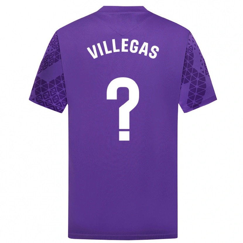 Danxen Dames Sergio Villegas #0 Paars Wit Keepersshirt 2025/26 T-Shirt