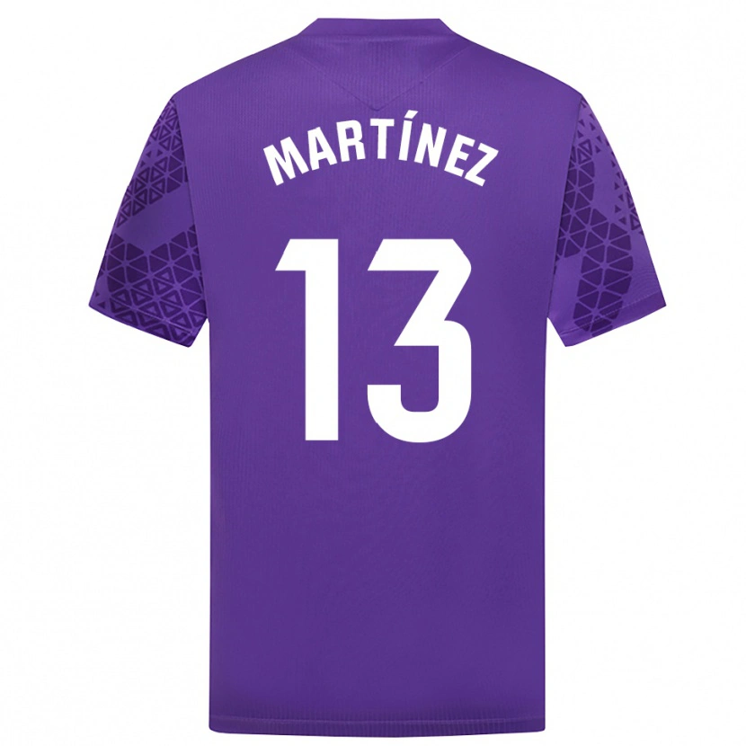 Danxen Dames Fernando Martínez #13 Paars Wit Keepersshirt 2025/26 T-Shirt