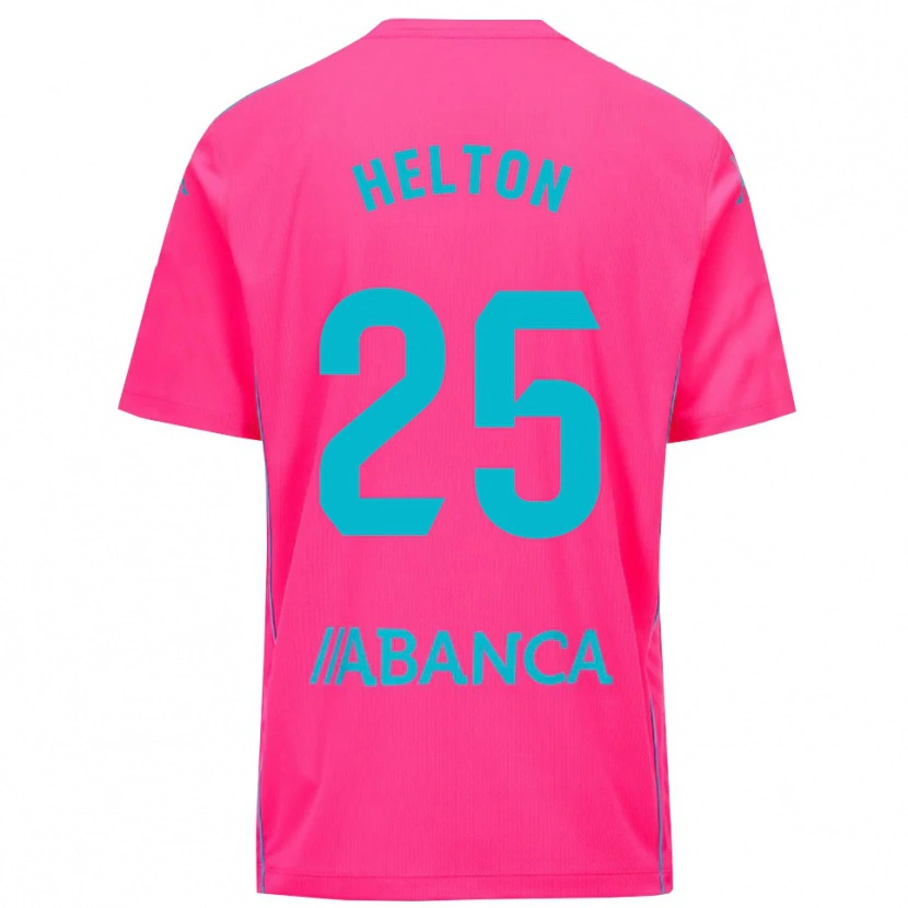 Danxen Dames Helton Leite #25 Diep Roze Zwart Keepersshirt 2025/26 T-Shirt