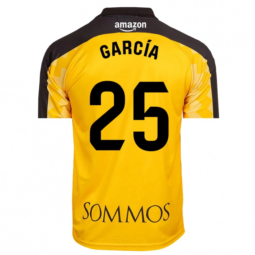 Danxen Dames Jaime García #25 Geel Zwart Keepersshirt 2025/26 T-Shirt