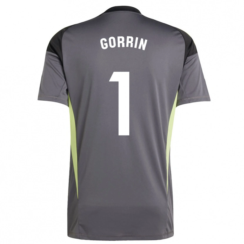 Danxen Dames Ale Gorrin #1 Donkergrijs Zwart Keepersshirt 2025/26 T-Shirt