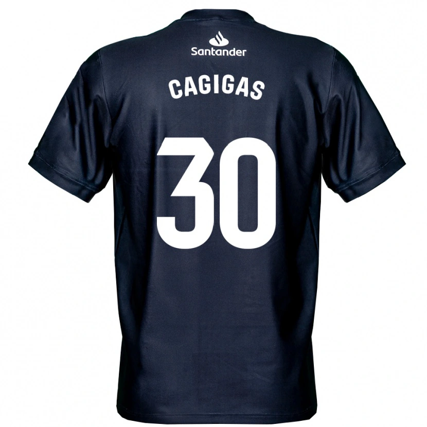Danxen Dames Iván Cagigas #30 Middernachtblauw Wit Keepersshirt 2025/26 T-Shirt