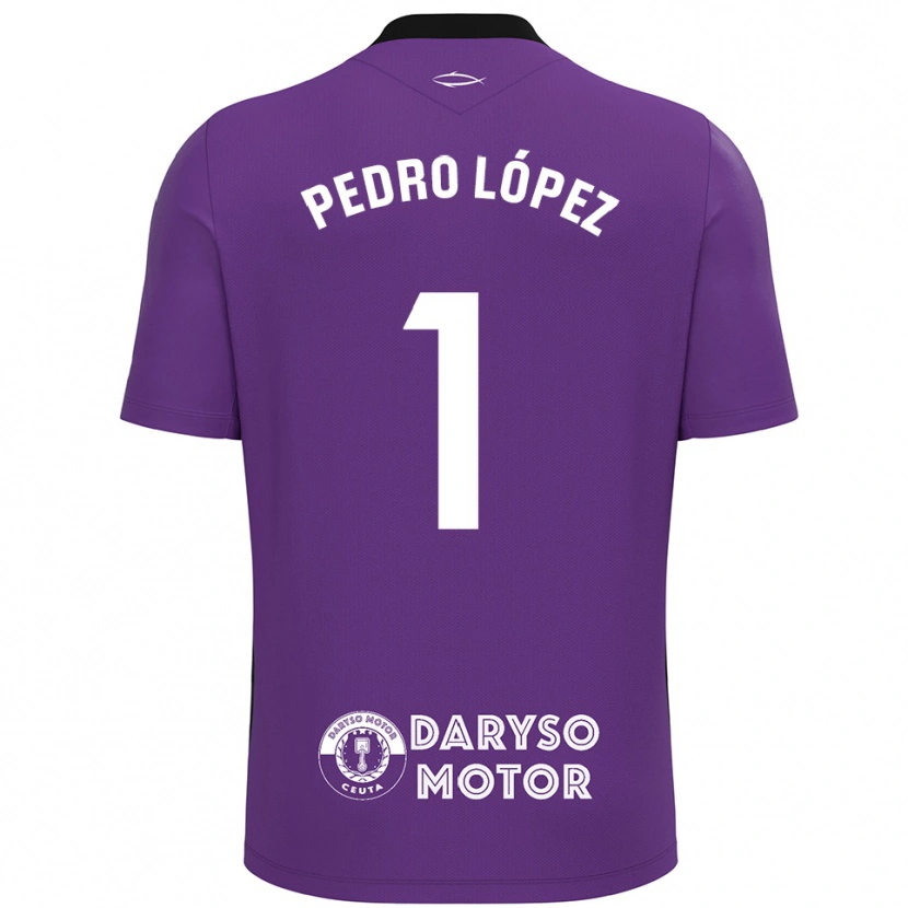 Danxen Dames Pedro López #1 Paars Wit Keepersshirt 2025/26 T-Shirt