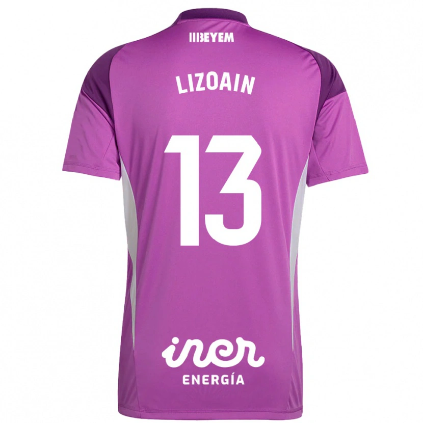 Danxen Dames Raúl Lizoain #13 Lila Paars Keepersshirt 2025/26 T-Shirt