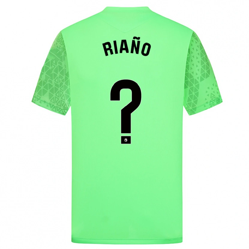 Danxen Dames Marcos Riaño #0 Spring Groen Zwart Keepersshirt 2025/26 T-Shirt