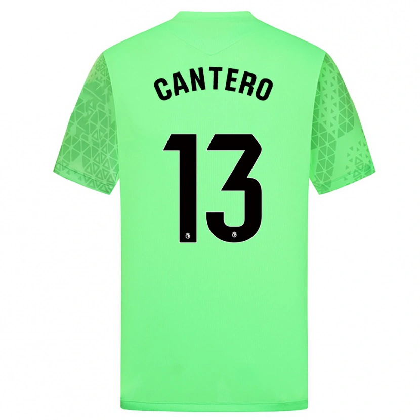 Danxen Dames Ander Cantero #13 Spring Groen Zwart Keepersshirt 2025/26 T-Shirt
