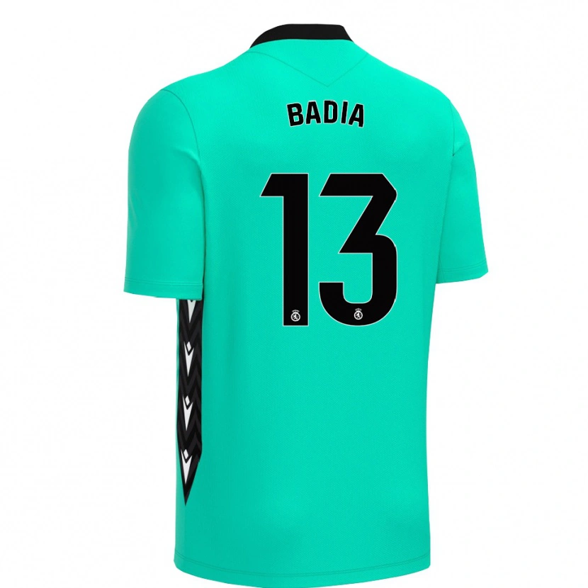 Danxen Dames Edgar Badia #13 Aqua Zwart Keepersshirt 2025/26 T-Shirt