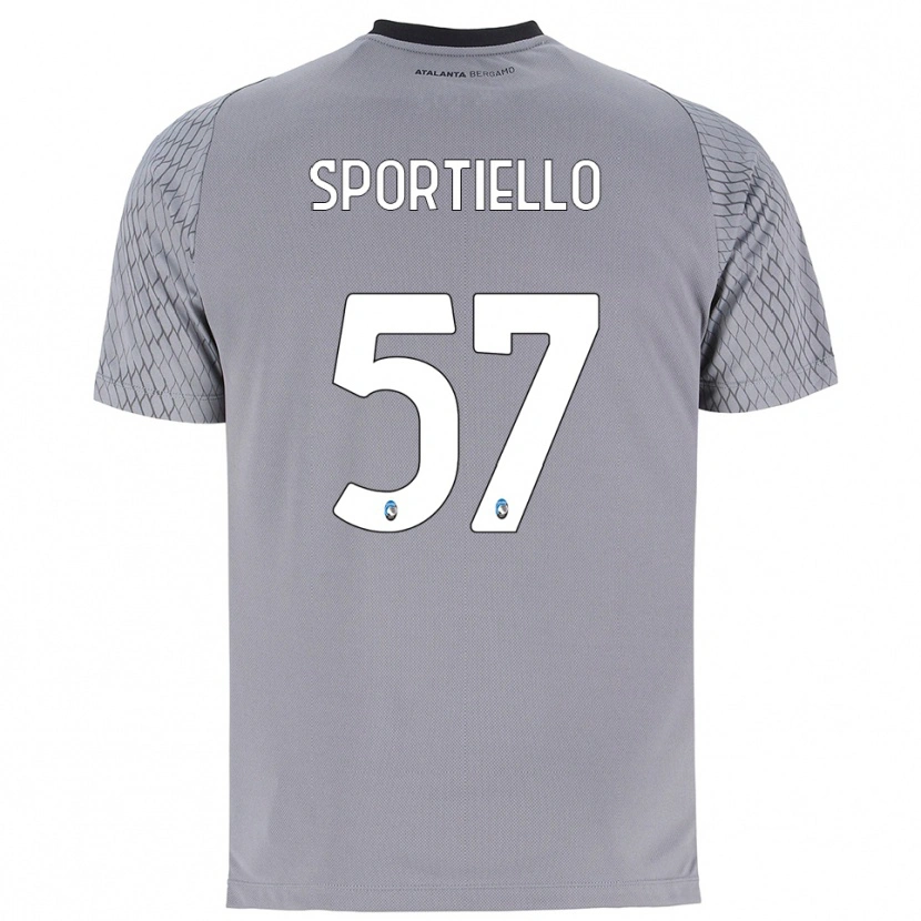 Danxen Dames Marco Sportiello #57 Grijs Blauw Rood Keepersshirt 2025/26 T-Shirt