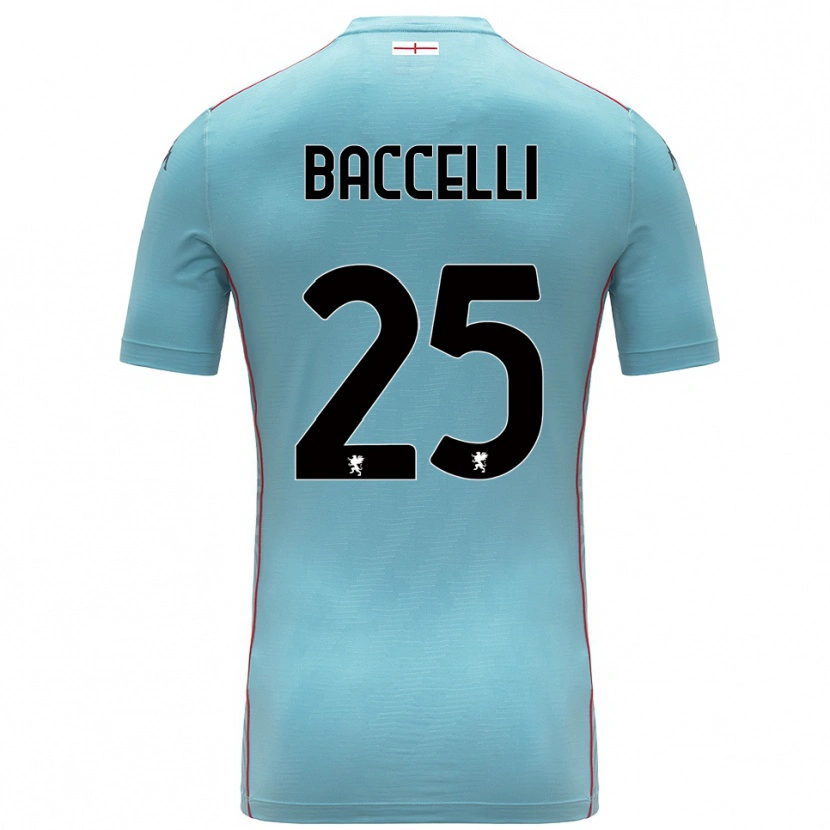 Danxen Dames Pietro Baccelli #25 Blauw Grijs Keepersshirt 2025/26 T-Shirt